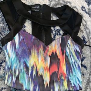 Colorful crop top